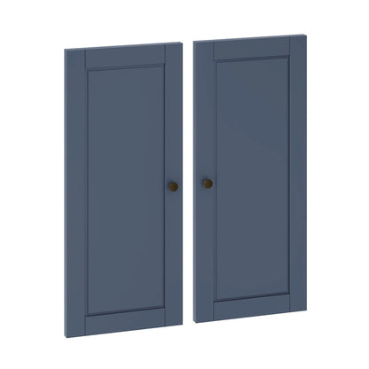 Palace Imports 100% Solid Wood Modular Kitchen Pantry Double Door Kit - Set of 2