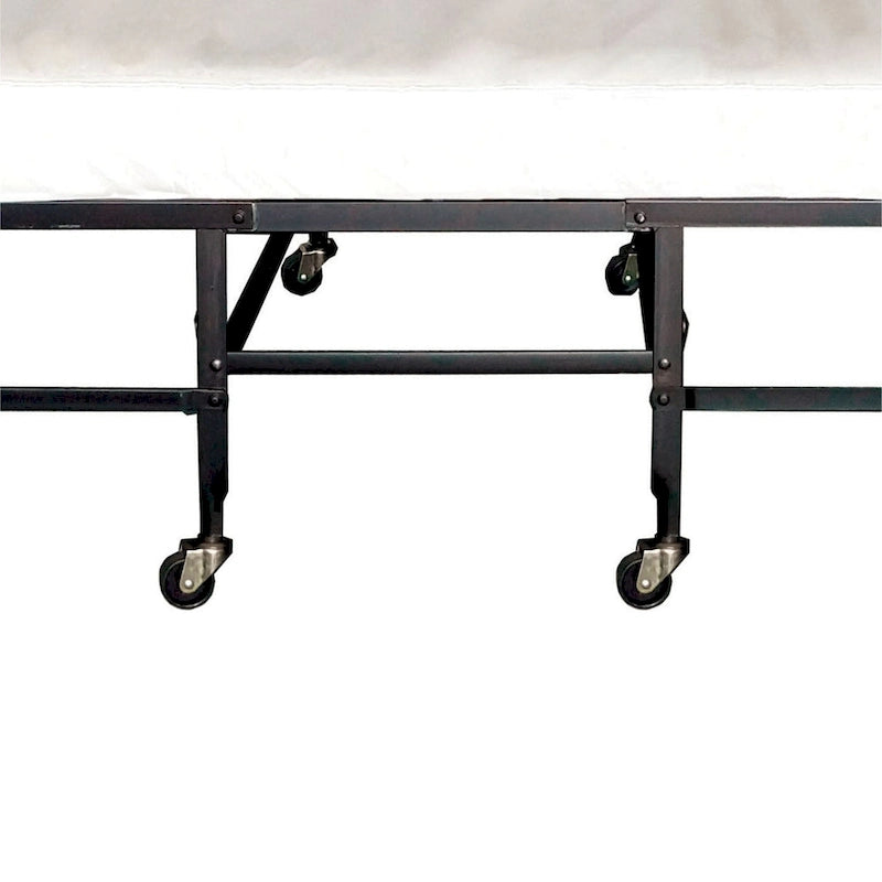 Feld Contemporary Black 48-inch Steel Rollaway Bed with Mattress by Furniture of America