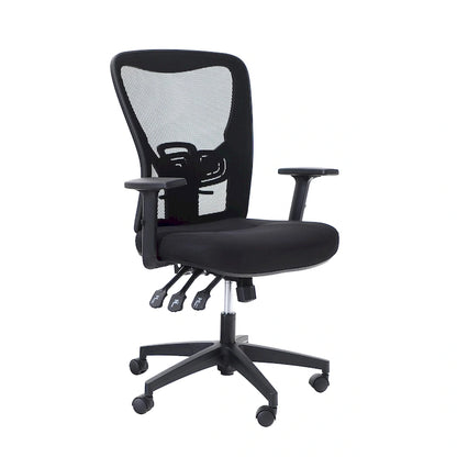 ALPHA HOME High Back Mesh Office Chair Adjustable Headrest, Armrest, Rolling Swivel Reclining Chair