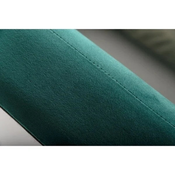 Carson Carrington Uddesbo Modern Green Fabric & Walnut Bed