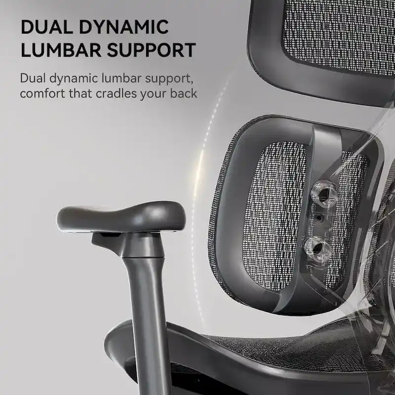 SIHOO Doro S100 Ergonomic Mesh Office Chair with Adjustable seat depth - 74*70*127