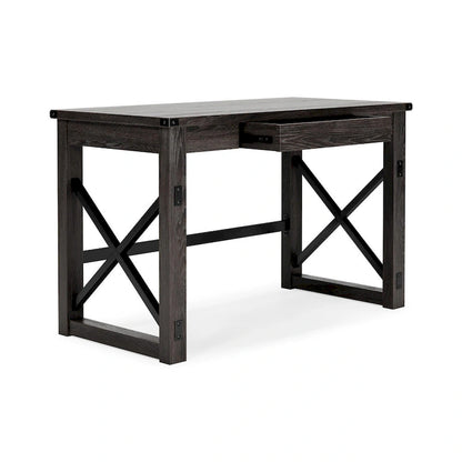 Freedan Grayish Brown Home Office Desk