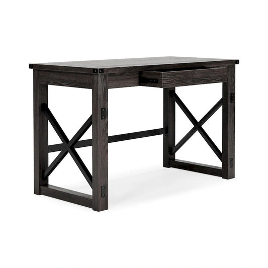 Freedan Grayish Brown Home Office Desk