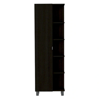 Mirror Linen Cabinet with 4Interior Shelves and 5 External Shelves