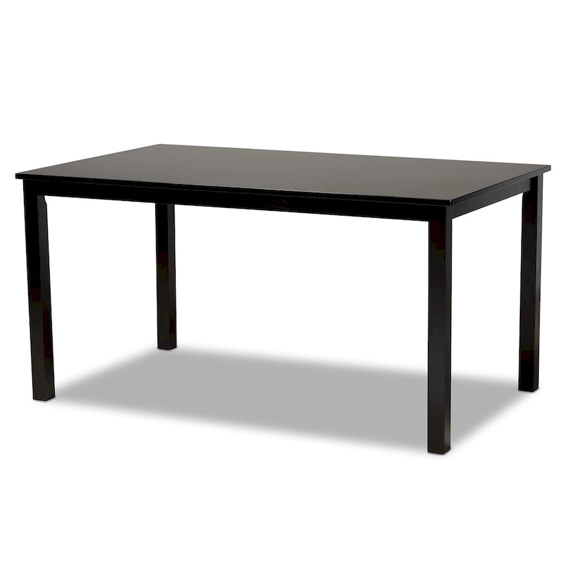 Salem Modern and Contemporary Wood 7-Piece Dining Set