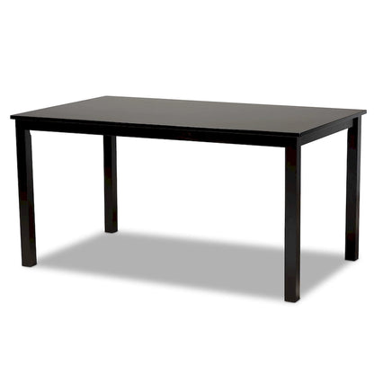 Salem Modern and Contemporary Wood 7-Piece Dining Set