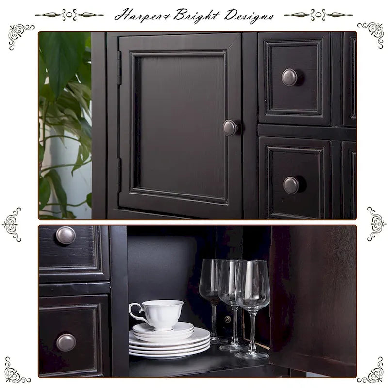 GZMR Cambridge Series Buffet Sideboard Console Table Retro Design