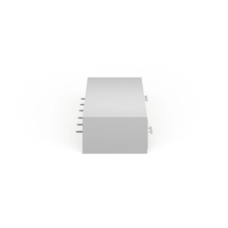 SEI Furniture Shaw Modern White 2-drawer Floating Wall-mount Desk