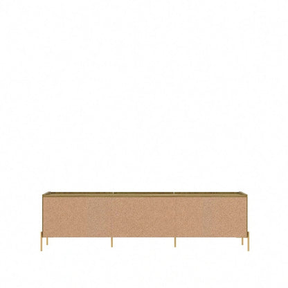 Manhattan Comfort Jasper 86.69 In. Media Cabinet Console