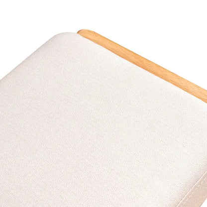 Natural Solid Wood Shoe Bench