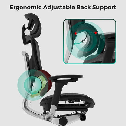 OdinLake High Back Office Chair Home Desk Chair Computer Chair Whitout Footrest