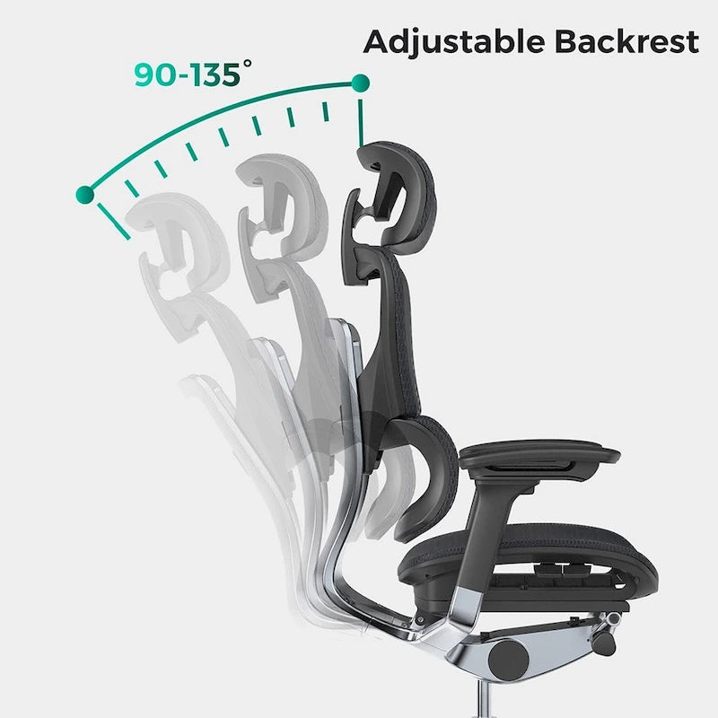 OdinLake High Back Office Chair Home Desk Chair Computer Chair Whitout Footrest