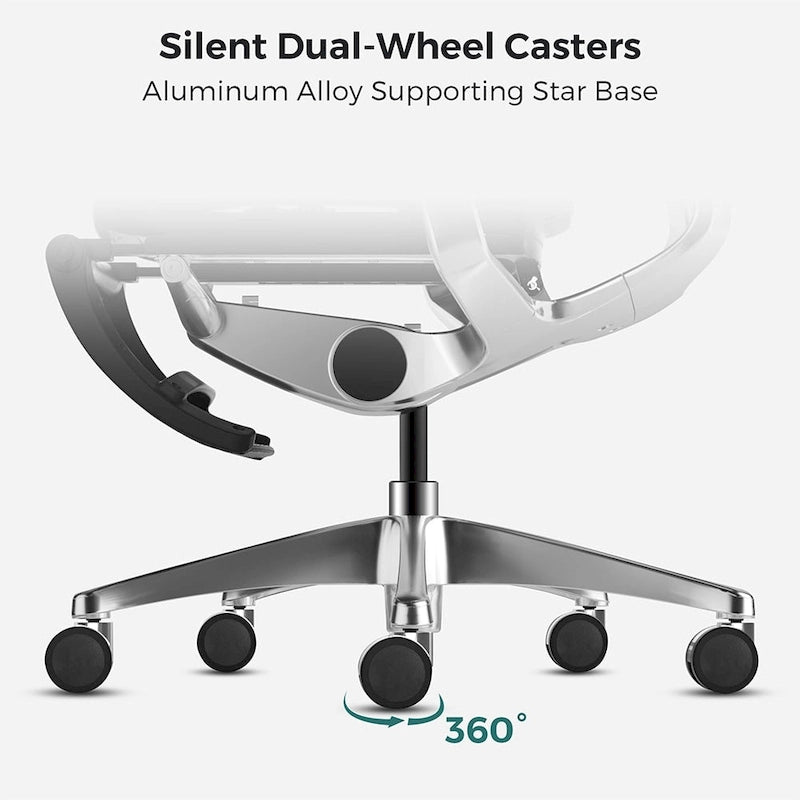 OdinLake High Back Office Chair Home Desk Chair Computer Chair Whitout Footrest