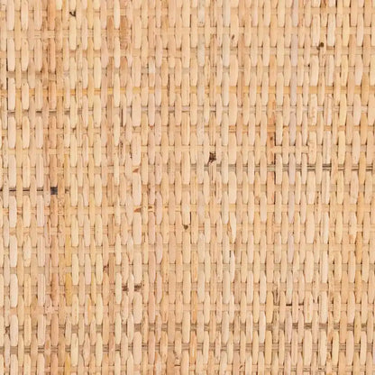 Lalo Modern Bohemian Natural Brown Rattan 1-Drawer Nightstand