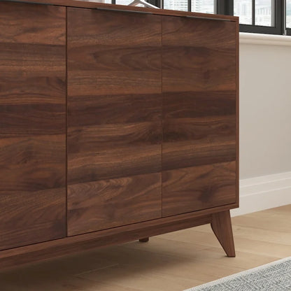 60 Buffet Cabinet with 4 Soft Close Doors and Adjustable Shelves