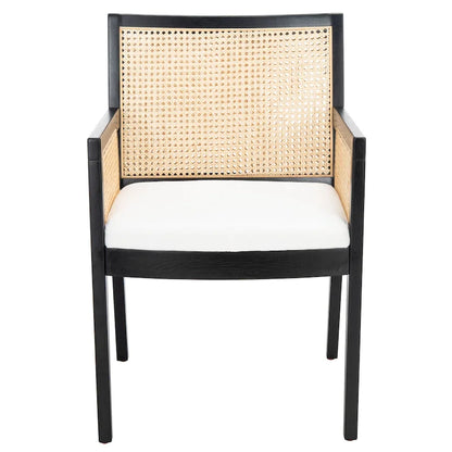 SAFAVIEH Couture Lupita Rattan Dining Chair - 21.9 W x 24.8 L x 33.9 H - 22Wx25Dx34H