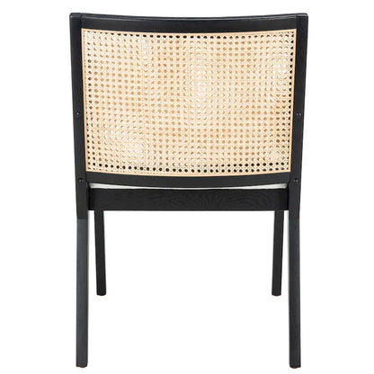 SAFAVIEH Couture Lupita Rattan Dining Chair - 21.9 W x 24.8 L x 33.9 H - 22Wx25Dx34H