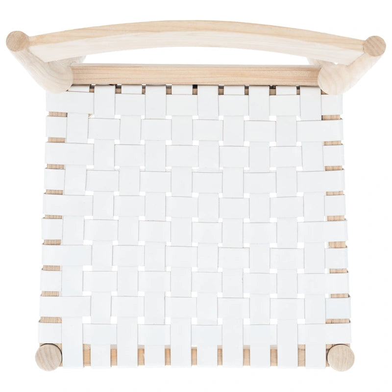 SAFAVIEH Myrle Leather Dining Room Chair (Set of 2) - 18.5 W x 20 L x 31.5 H - 19Wx20Dx32H