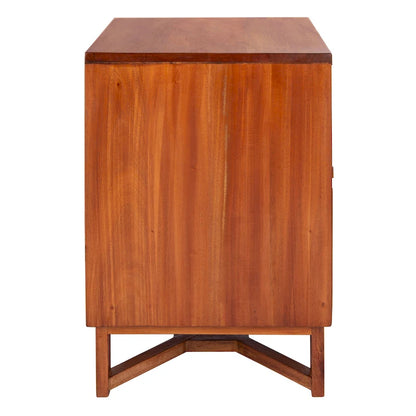 SAFAVIEH Dayana 2-Drawer Rattan Accent Table Nightstand