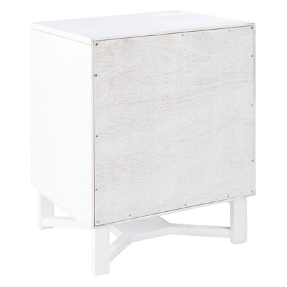 SAFAVIEH Dayana 2-Drawer Rattan Accent Table Nightstand