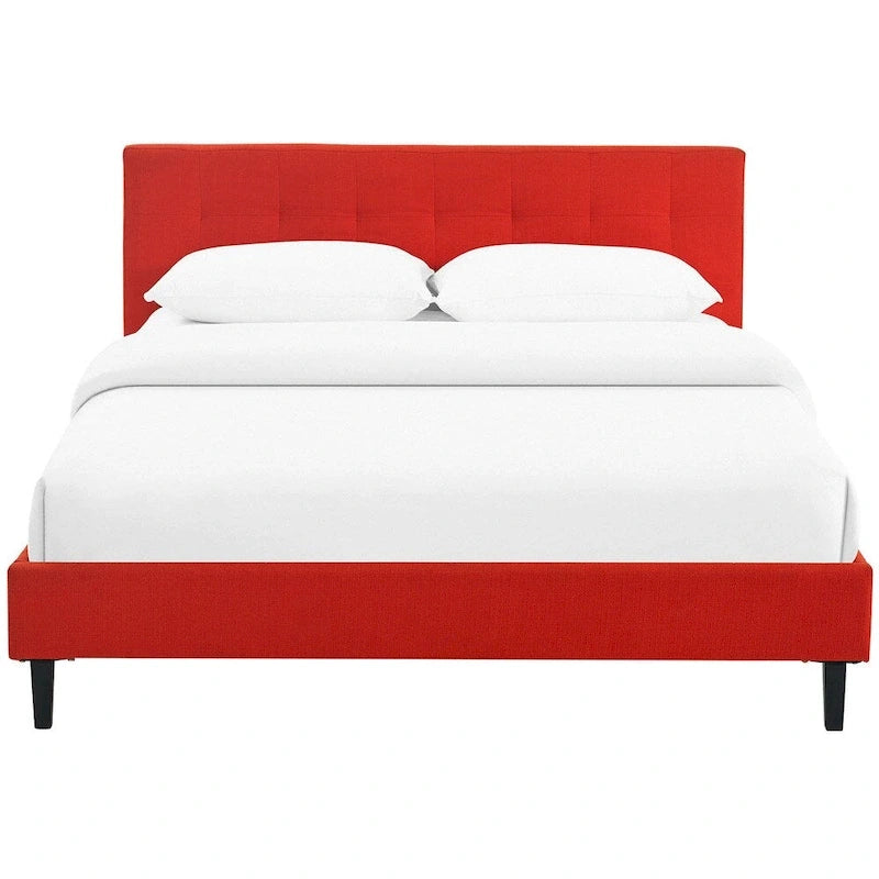 Porch & Den Lucille Upholstered Queen Platform Bed