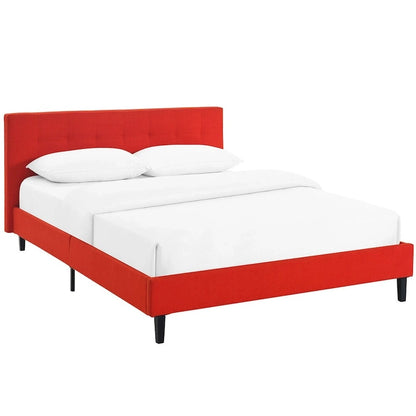 Porch & Den Lucille Upholstered Queen Platform Bed