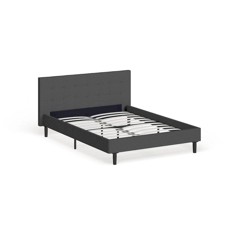 Porch & Den Lucille Upholstered Queen Platform Bed