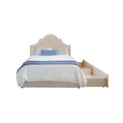 Portsmith Mammoth Upholstered Platform 2 Drawer Storage Bed