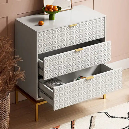 Volkard 31 Mid-century Storage Cabinet with a Metal Base by HULALA HOME