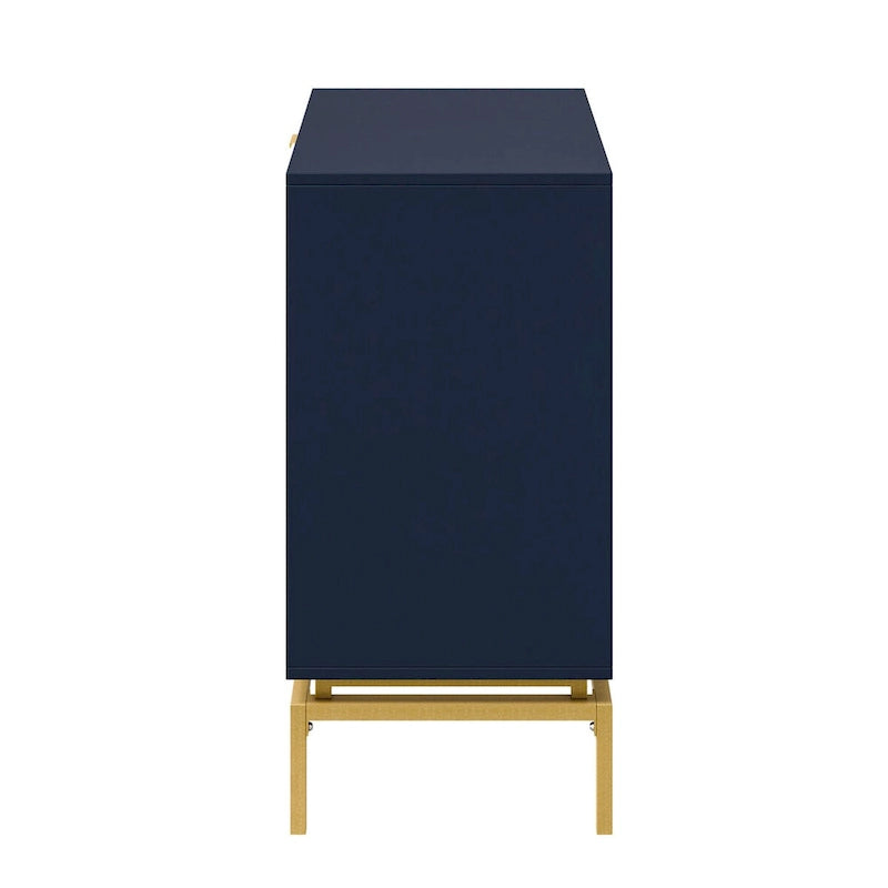 Volkard 31 Mid-century Storage Cabinet with a Metal Base by HULALA HOME