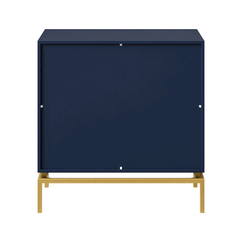 Volkard 31 Mid-century Storage Cabinet with a Metal Base by HULALA HOME
