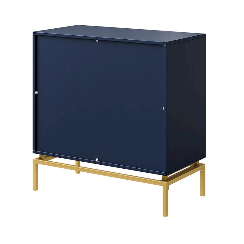 Volkard 31 Mid-century Storage Cabinet with a Metal Base by HULALA HOME