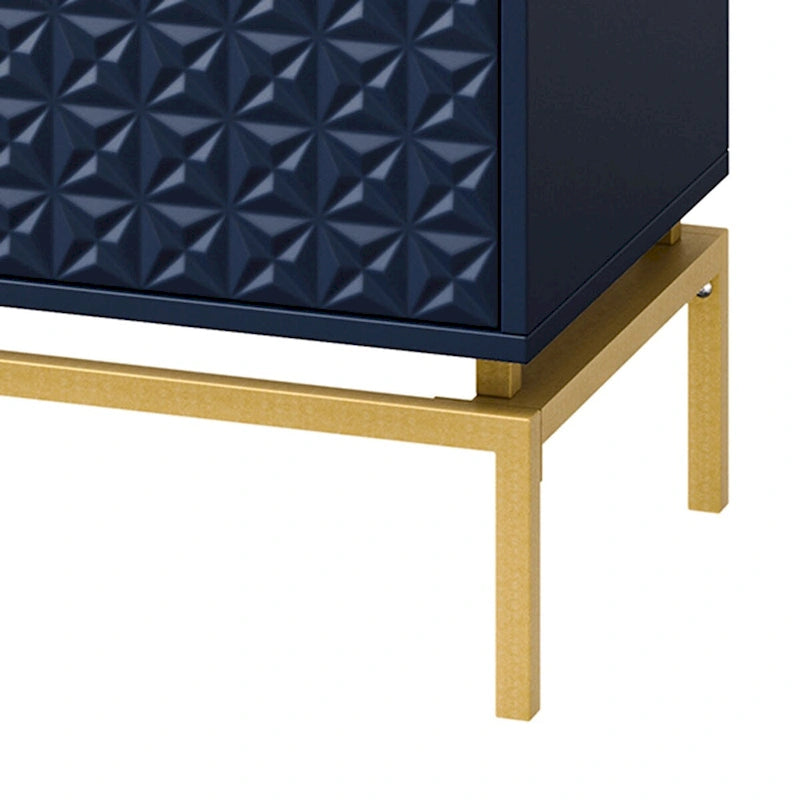 Volkard 31 Mid-century Storage Cabinet with a Metal Base by HULALA HOME