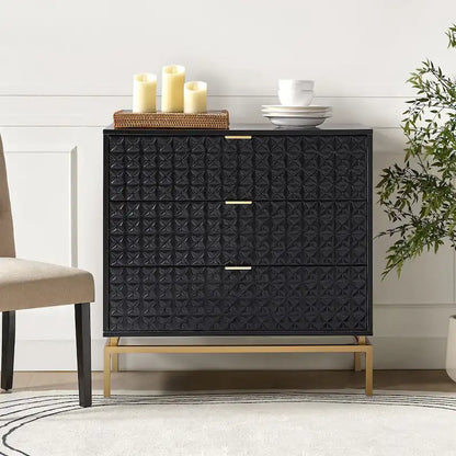 Volkard 31 Mid-century Storage Cabinet with a Metal Base by HULALA HOME