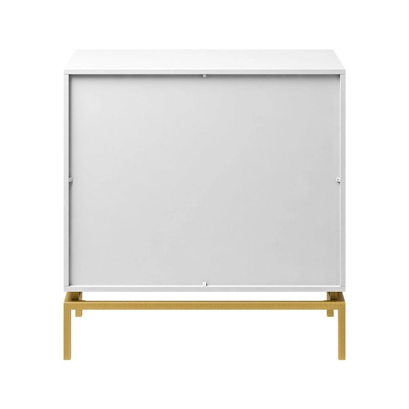 Volkard 31 Mid-century Storage Cabinet with a Metal Base by HULALA HOME