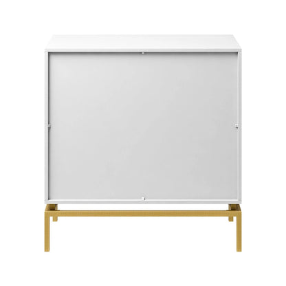 Volkard 31 Mid-century Storage Cabinet with a Metal Base by HULALA HOME