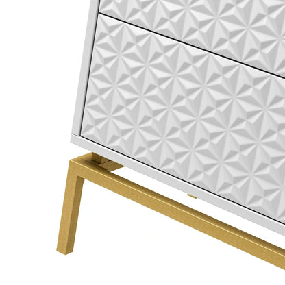 Volkard 31 Mid-century Storage Cabinet with a Metal Base by HULALA HOME