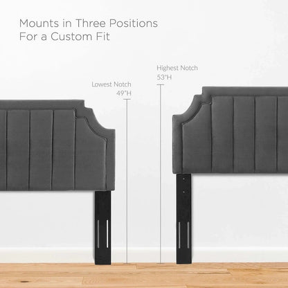 Sienna Performance Velvet Queen Platform Bed