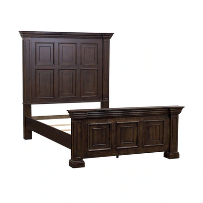 Big Valley Brownstone Distressed Queen Panel Bed