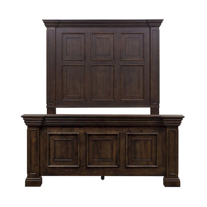 Big Valley Brownstone Distressed Queen Panel Bed