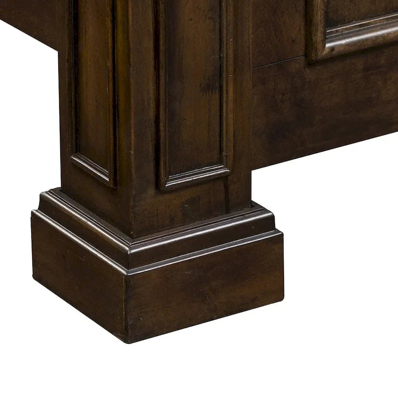 Big Valley Brownstone Distressed Queen Panel Bed