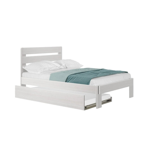 Plank and Beam Farmhouse Full Bed with Plank Headboard and Trundle