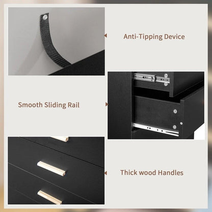 Five Drawers With LED