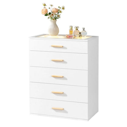 Five Drawers With LED