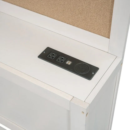 Twin Size Wooden Daybed with 3 Drawers and USB Ports