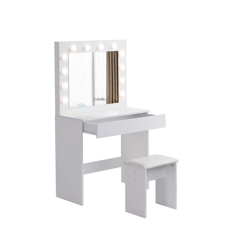Vanity table with mirror