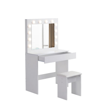 Vanity table with mirror