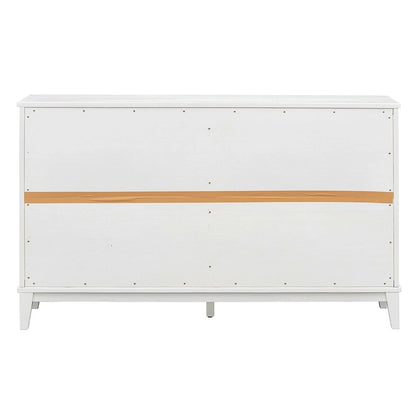 Sideboard with 4 Door Large Storage Buffet with Adjustable Shelves
