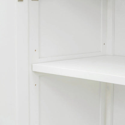 Sideboard with 4 Door Large Storage Buffet with Adjustable Shelves