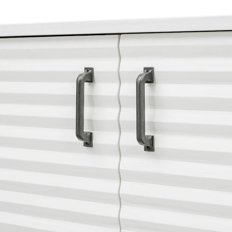 Sideboard with 4 Door Large Storage Buffet with Adjustable Shelves